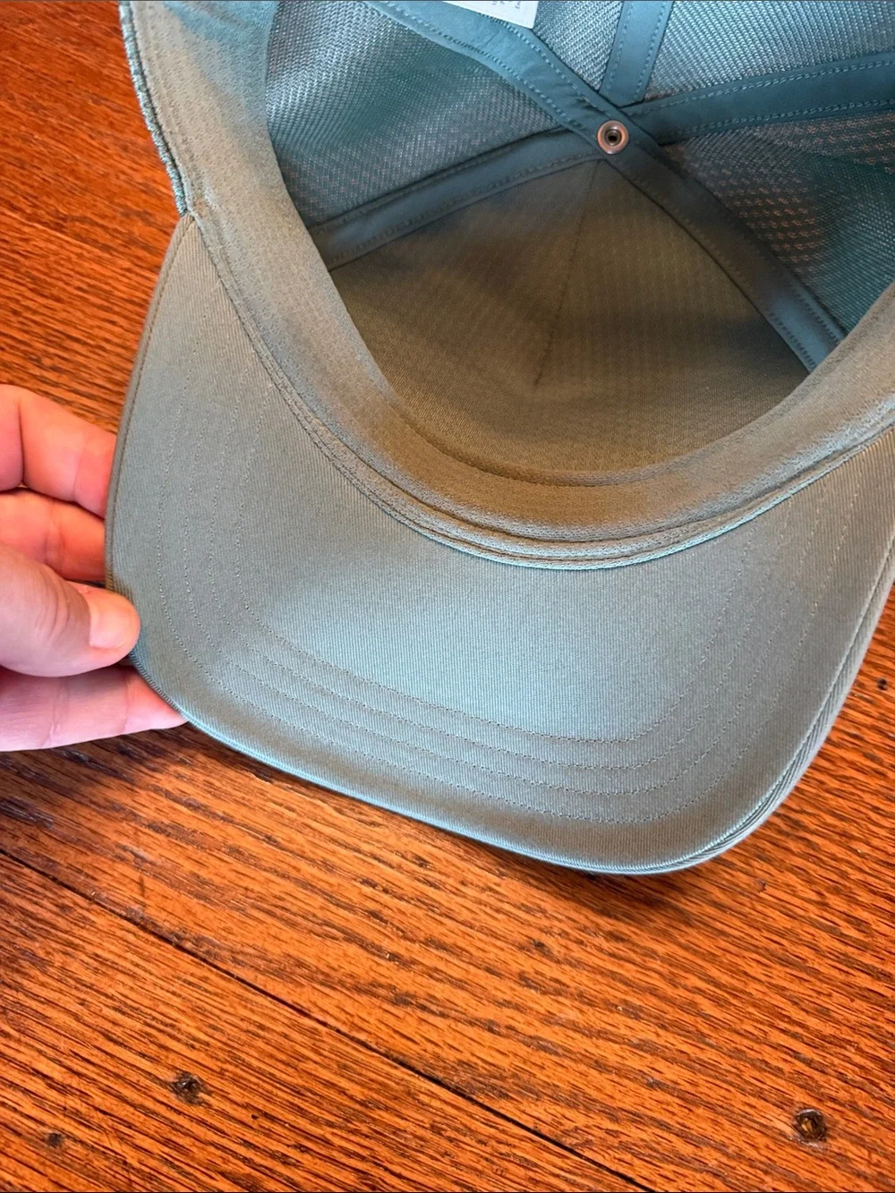 lululemon athletica women’s Sage Green Mesh Trucker Hat Sz s/m
